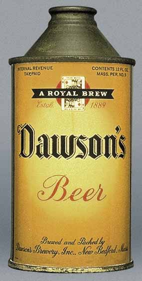 Dawson's Beer Cone Top Can