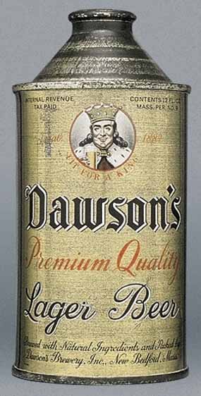 Dawson's Premium Quality Lager Beer Cone Top Can