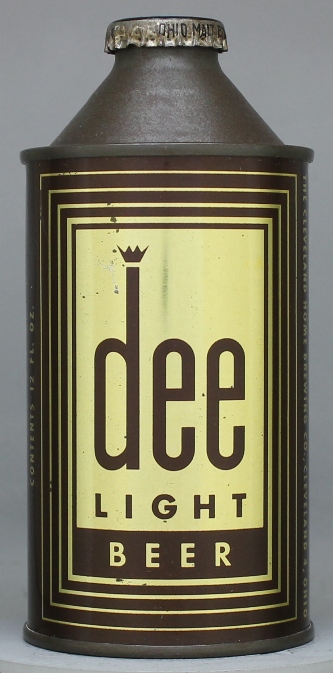 Dee Light Beer Cone Top Can