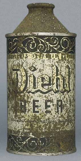 Diehl Beer Cone Top Can