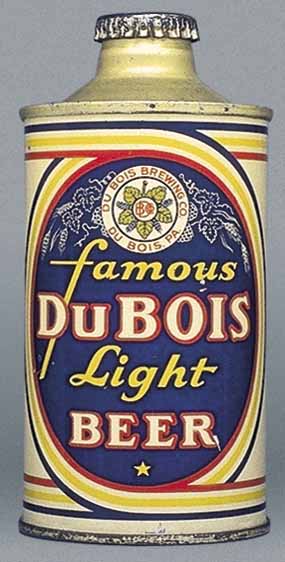 Du Bois Light Beer Cone Top Can