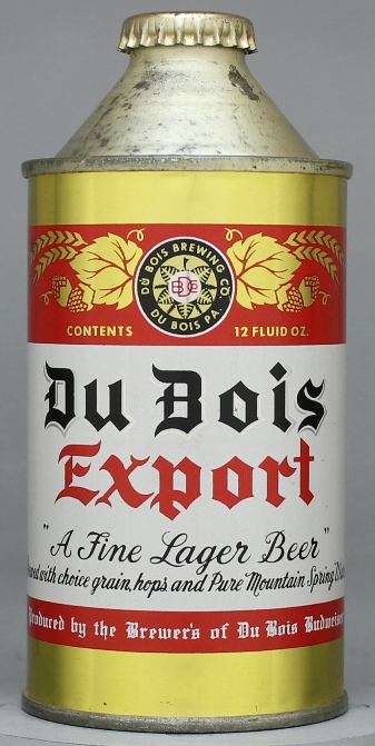 Du Bois Export Fine Lager Beer Cone Top Can