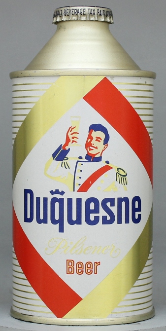 Duquesne Pilsener Beer Cone Top Can
