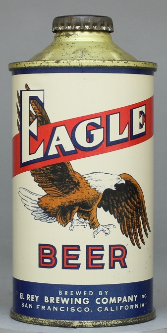 Eagle Beer Cone Top Can