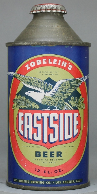 Eastside (zobelein's ) Beer Cone Top Can