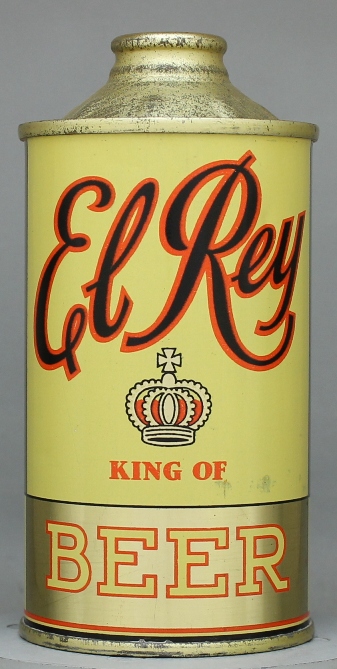 El Rey Beer Cone Top Can