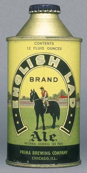 English Lad Brand Ale Cone Top Can