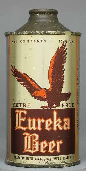 Eureka Extra Pale Beer Cone Top Can