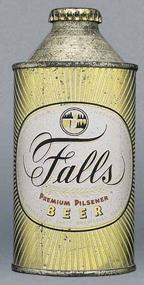 Falls Premium Pilsener Beer Cone Top Can
