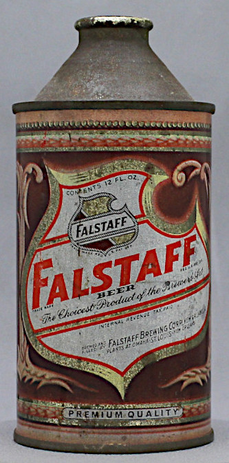 Falstaff Beer Cone Top Can