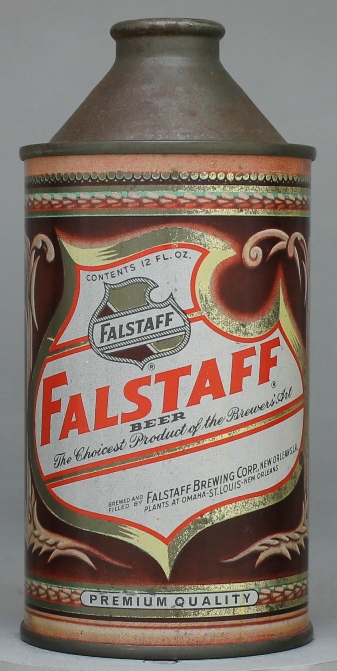 Falstaff Beer Cone Top Can