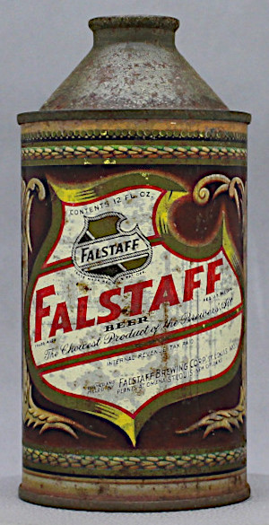 Falstaff Beer Cone Top Can