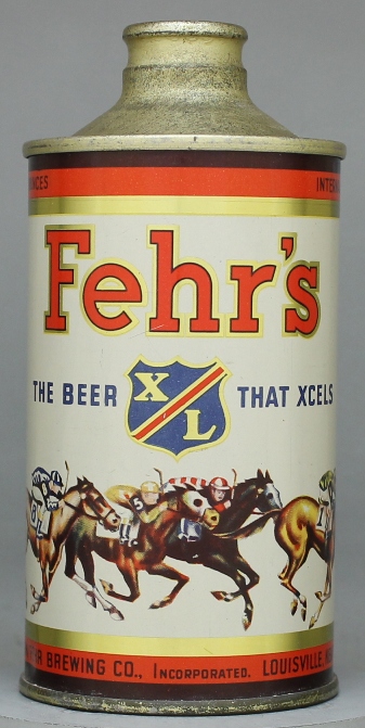 Fehr's X/l Beer Cone Top Can