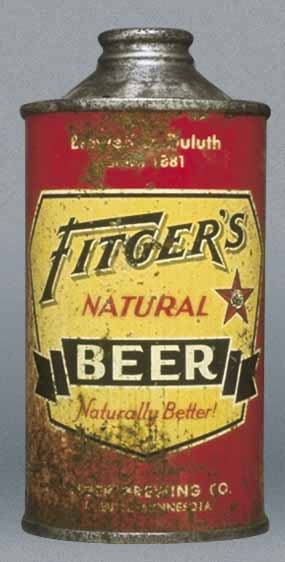 Fitger's Natural Beer Cone Top Can