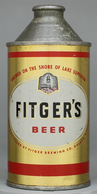 Fitger's Beer Cone Top Can