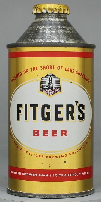 Fitger's Beer Cone Top Can