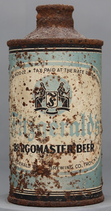 Fitzgerald's Burgomaster Beer Cone Top Can