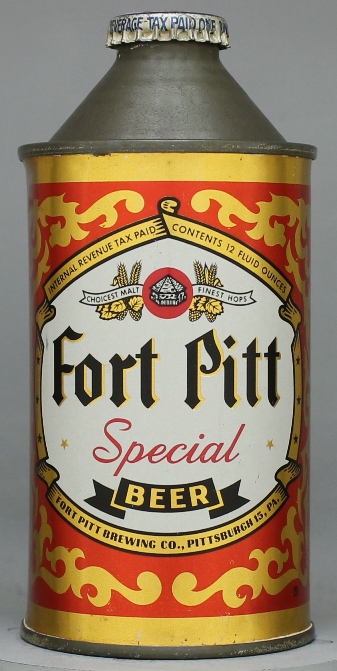 Fort Pitt Special Beer Cone Top Can