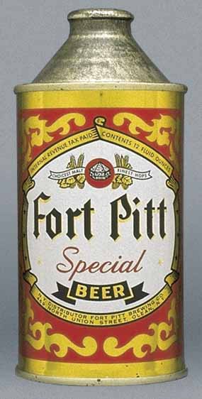 Fort Pitt Special Beer Cone Top Can