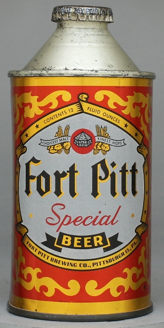 Fort Pitt Special Beer Cone Top Can
