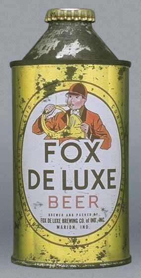 Fox Deluxe Beer Cone Top Can