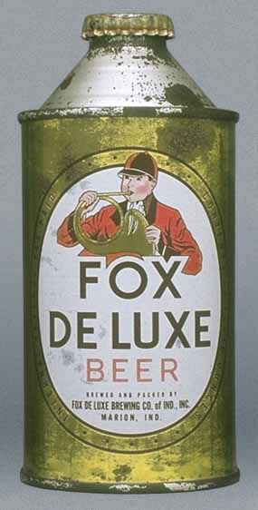 Fox Deluxe Beer Cone Top Can