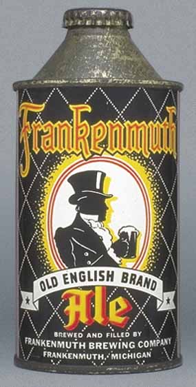 Frankenmuth Old English Brand Ale Cone Top Can