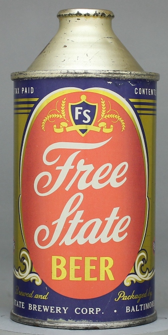 Free State Beer Cone Top Can