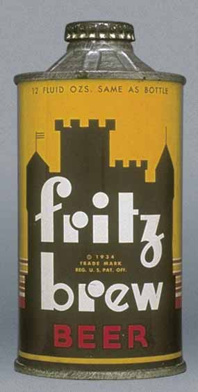Fritz Brew Beer Cone Top Can