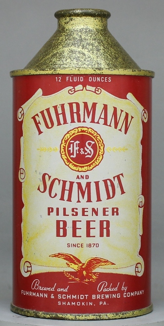Fuhrmann And Schmidt Pilsener Beer Cone Top Can
