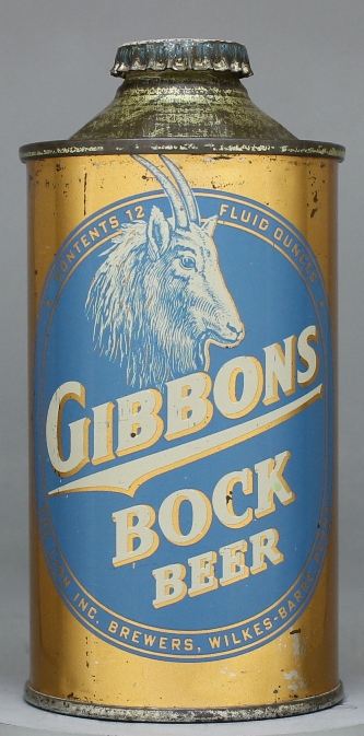 Gibbons Bock Cone Top Can