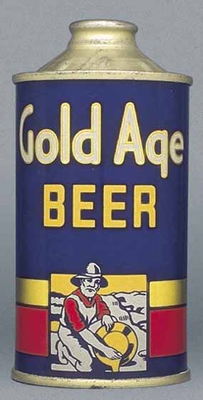 Gold Age Beer Cone Top Can