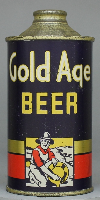 Gold Age Beer Cone Top Can