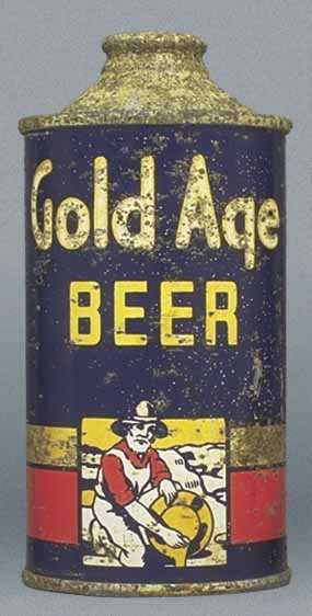 Gold Age Beer Cone Top Can