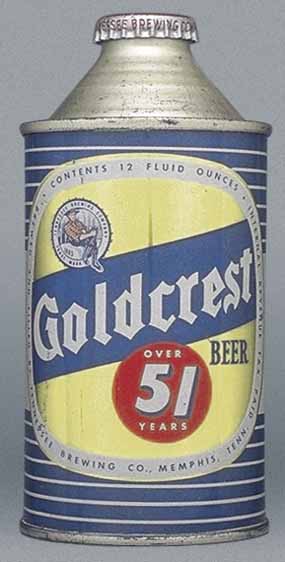 Goldcrest 51 Beer Cone Top Can