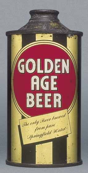 Golden Age Beer Cone Top Can