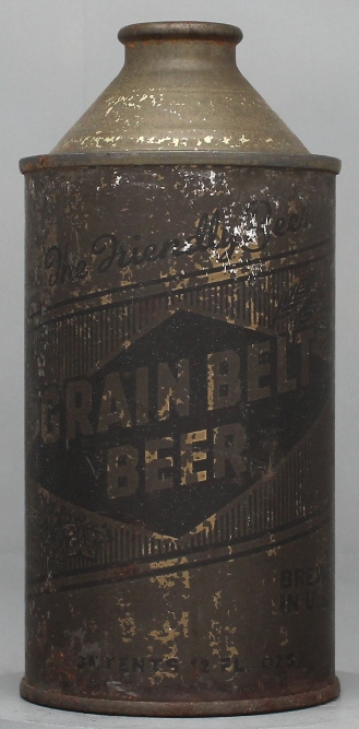 Grain Belt Beer Cone Top Can