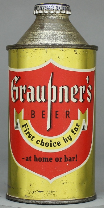 Graupner's Beer Cone Top Can