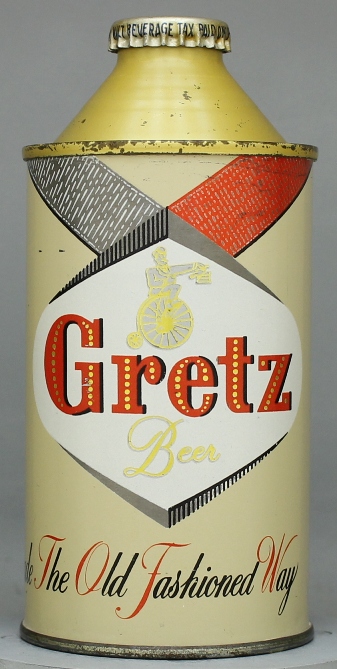 Gretz Beer Cone Top Can