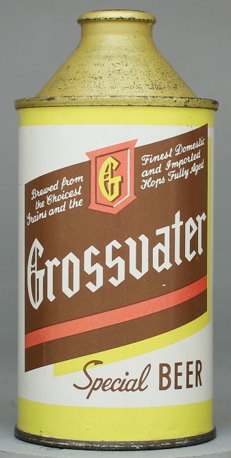 Grossvater Special Beer Cone Top Can