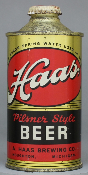 Haas Pilsner Style Beer Cone Top Can
