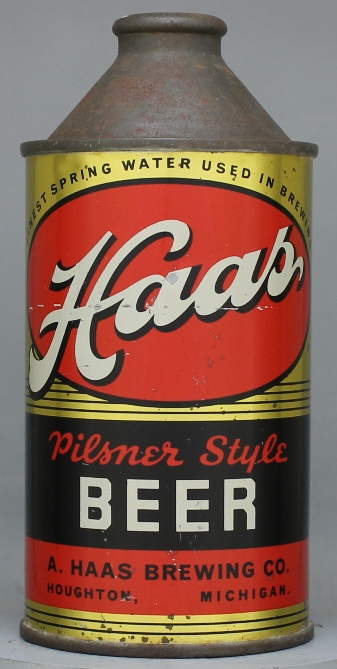 Haas Pilsner Style Beer Cone Top Can