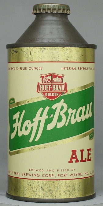 Hoff-brau Ale Cone Top Can