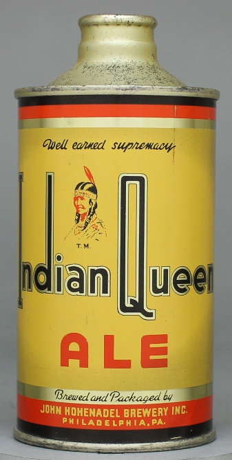 Indian Queen Ale Cone Top Can