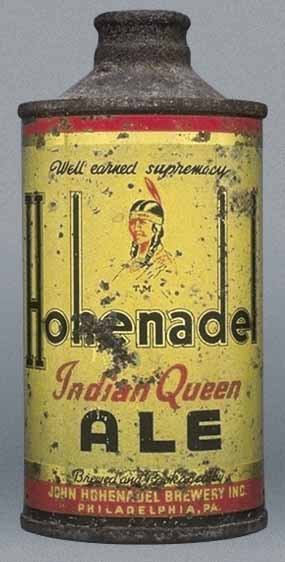 Hohenadel Indian Queen Ale Cone Top Can