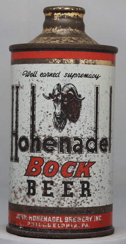 Hohenadel Bock Cone Top Can