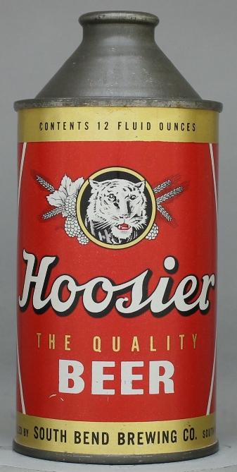 Hoosier Fine Quality Beer Cone Top Can