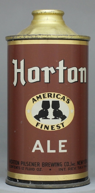 Horton America's Finest Ale Cone Top Can