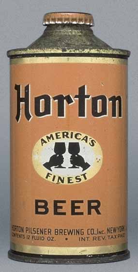 Horton America's Finest Beer Cone Top Can