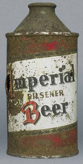 Imperial Pilsener Beer Cone Top Can